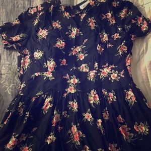 Vintage long floral dress